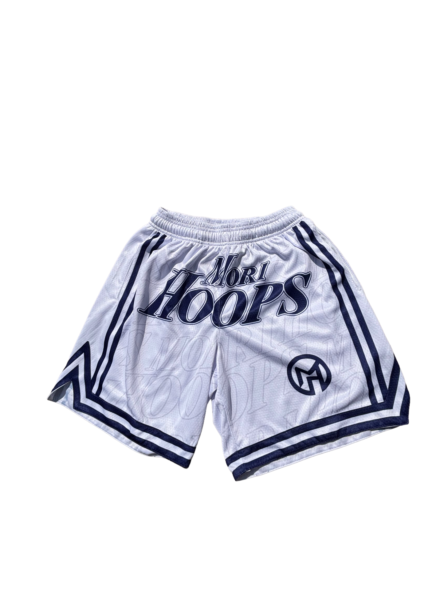 MH white+blue shorts